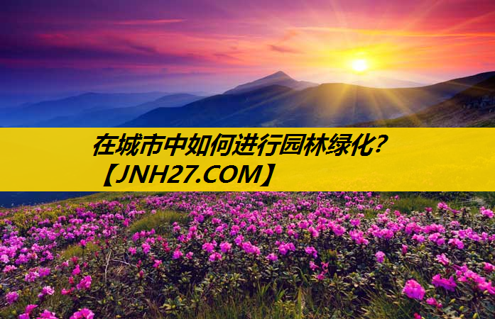在城市中如何进行园林绿化？